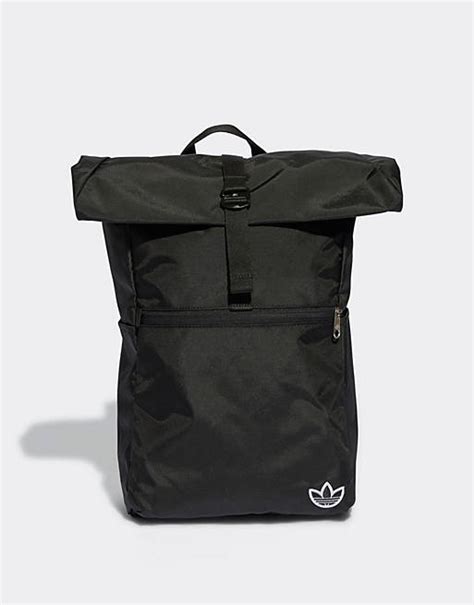 adidas rugzak roll top|adidas Originals roll top backpack in black .